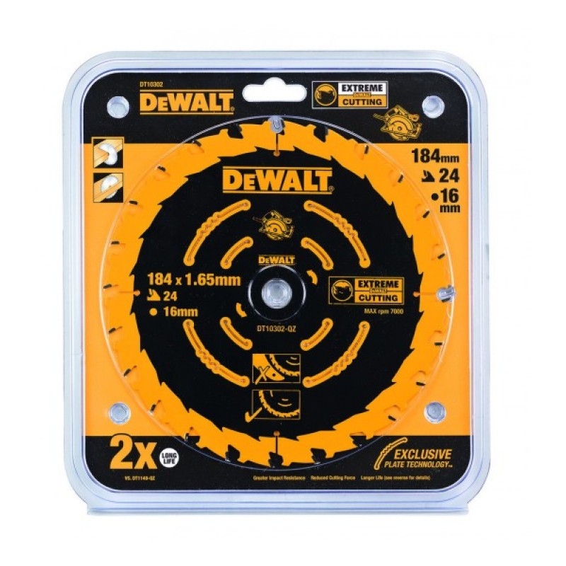 Circular Saw Blade EXT Corded 184 x 16mm 40T