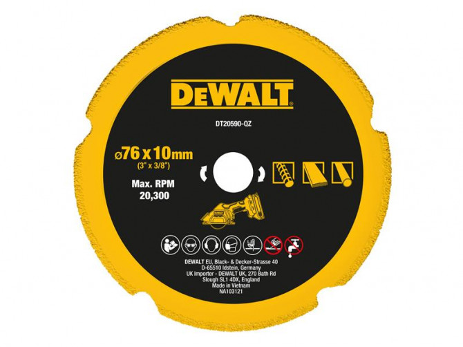 DeWalt Diamond Multi Material Disc 76x10m