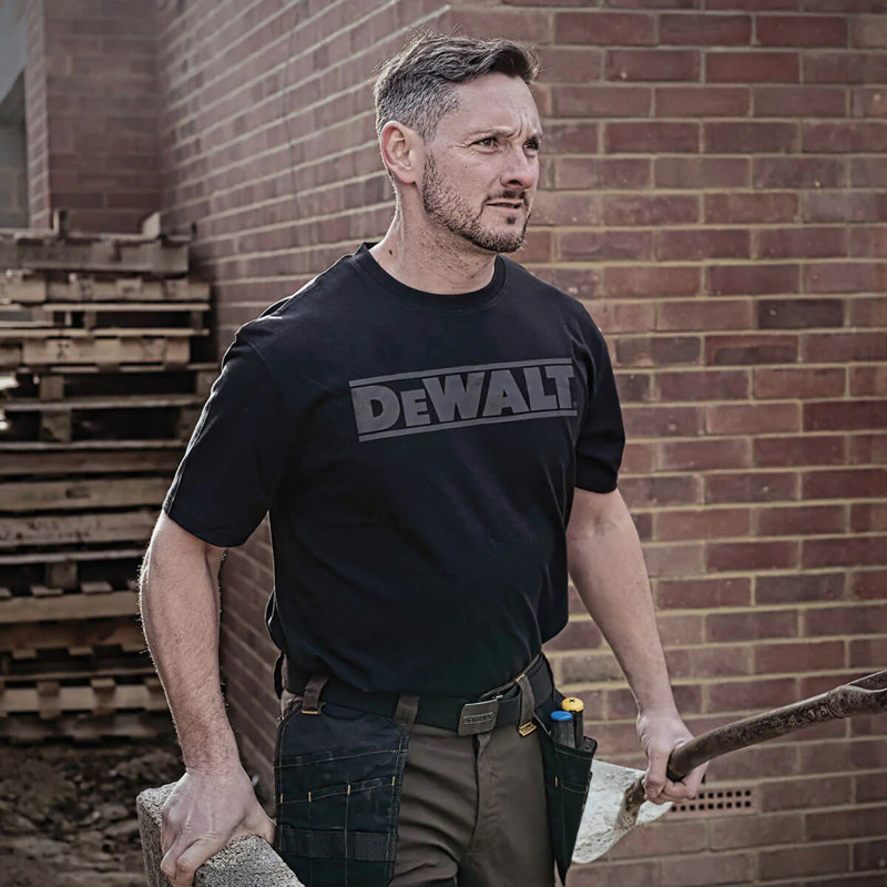 Black Short Sleeve T-Shirt DEWALT