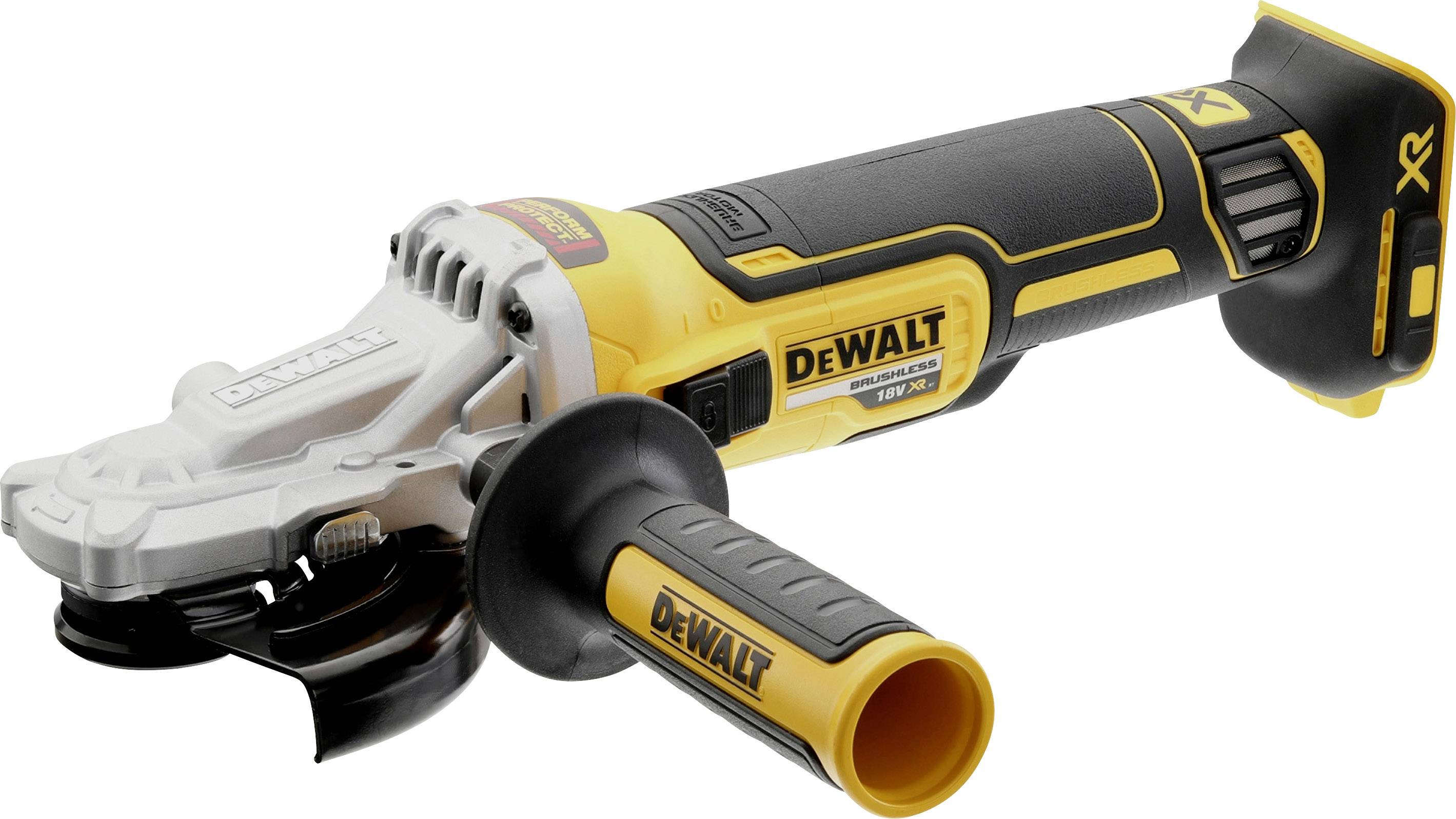 18V XR Brushless Flat Head Angle Grinder DCG405FNT
