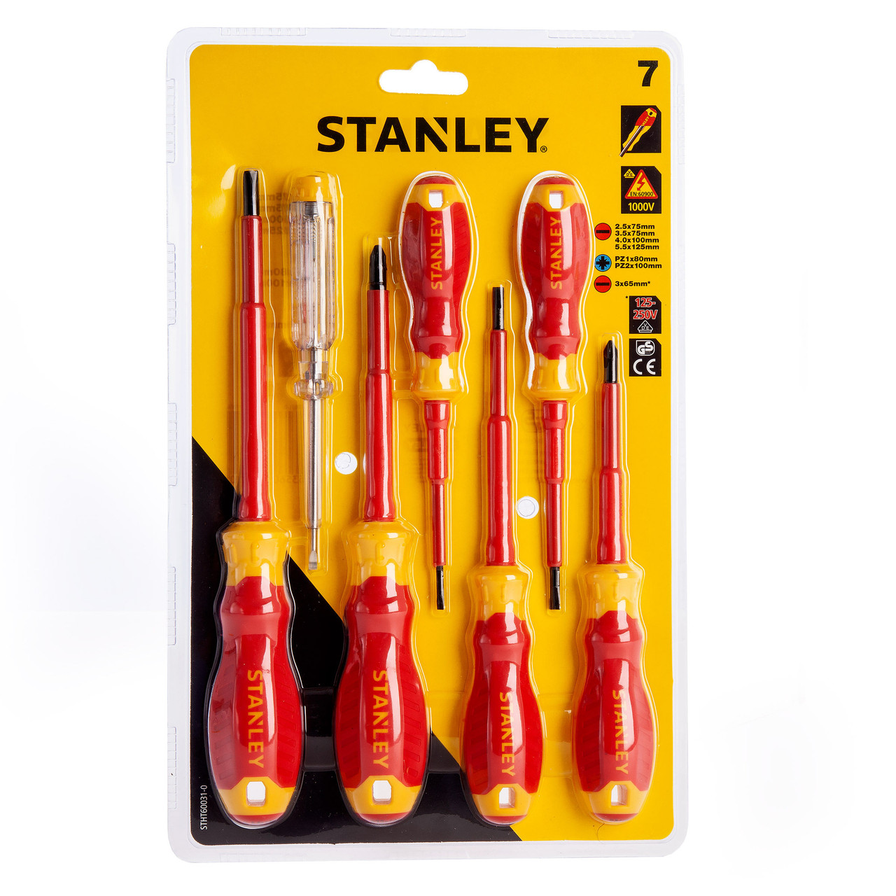 VDE Screwdriver Set 1000V 7 Piece STANLEY STHT60031-0