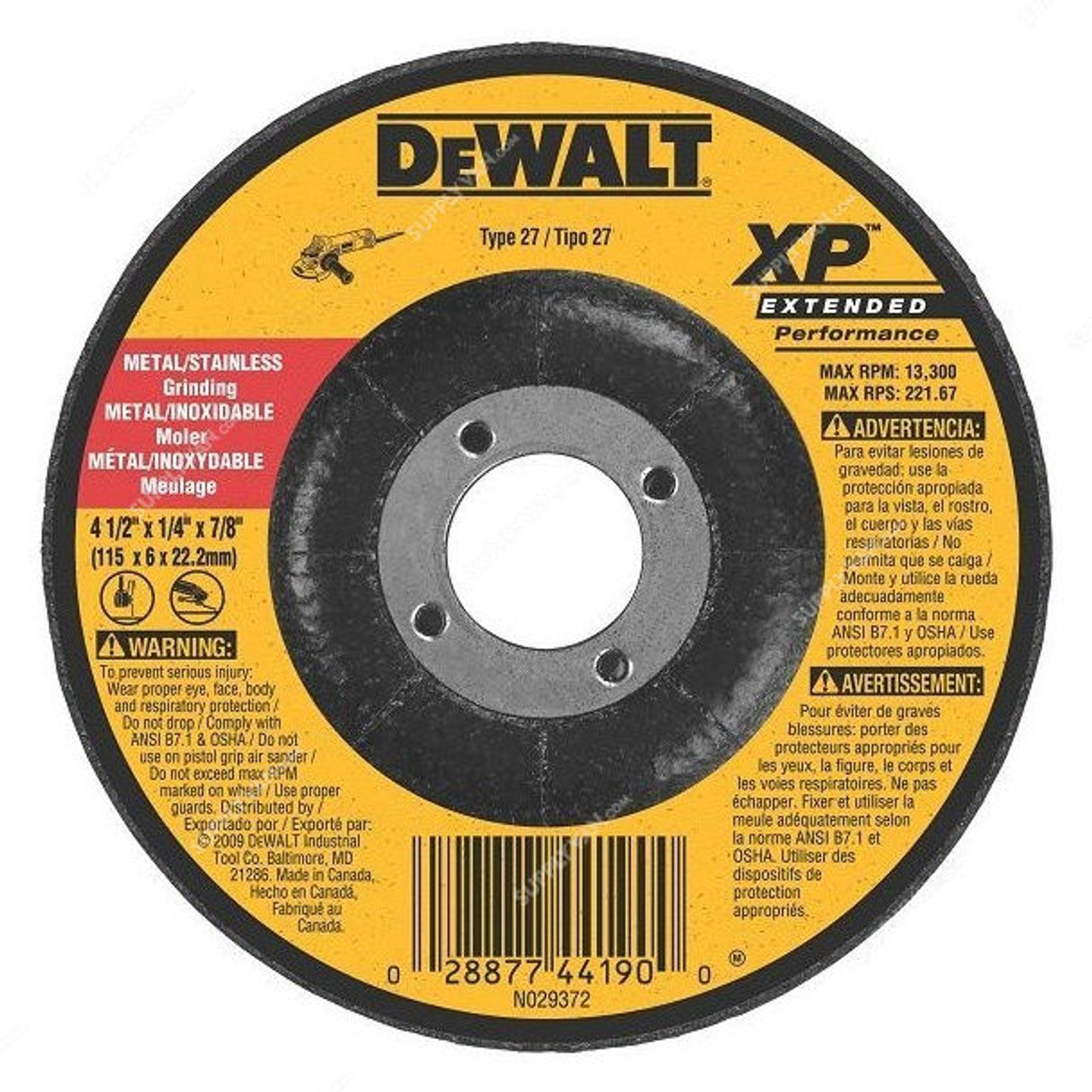 FLAP SANDING DISC 125 x 6 x 22.23 mm DX7941-AE