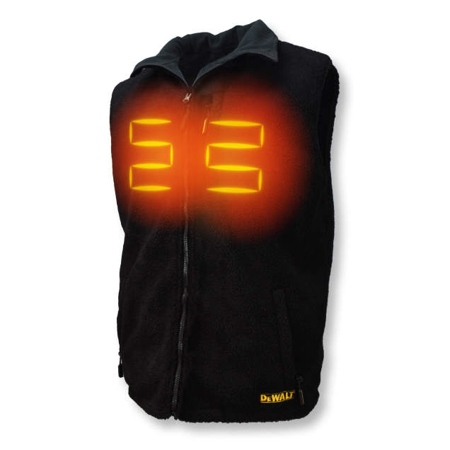 Heated Reversible Fleece Vest Kitted DEWALT