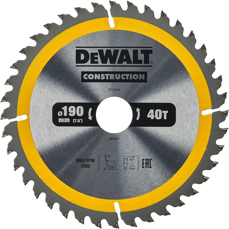 Construction Circular Saw Blade 190X30X40T