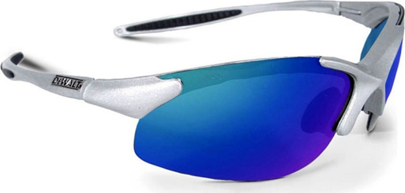 Dewalt infinity protective eyewear with blue mirror lens DPG90S-7D