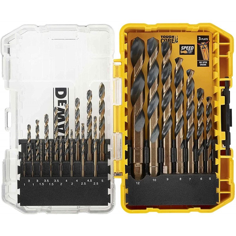 DEWALT 23pc Black&Gold Metal Drilling Set DT70729