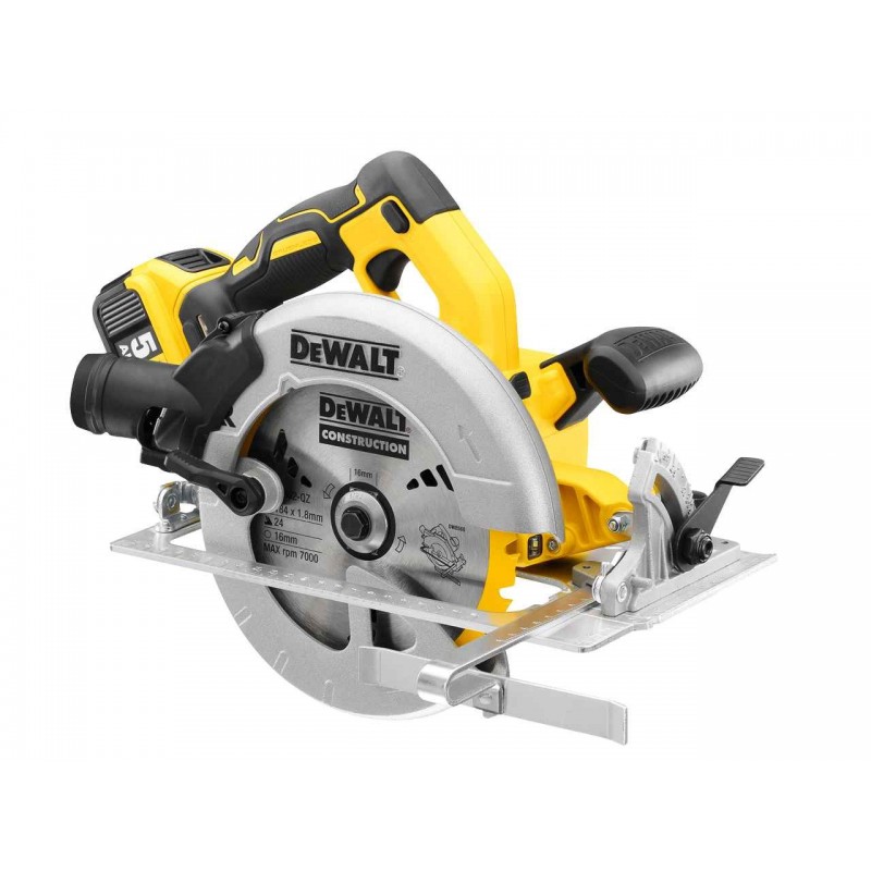 18V XR Brushless 184mm Circular Saw - 2 X 5Ah