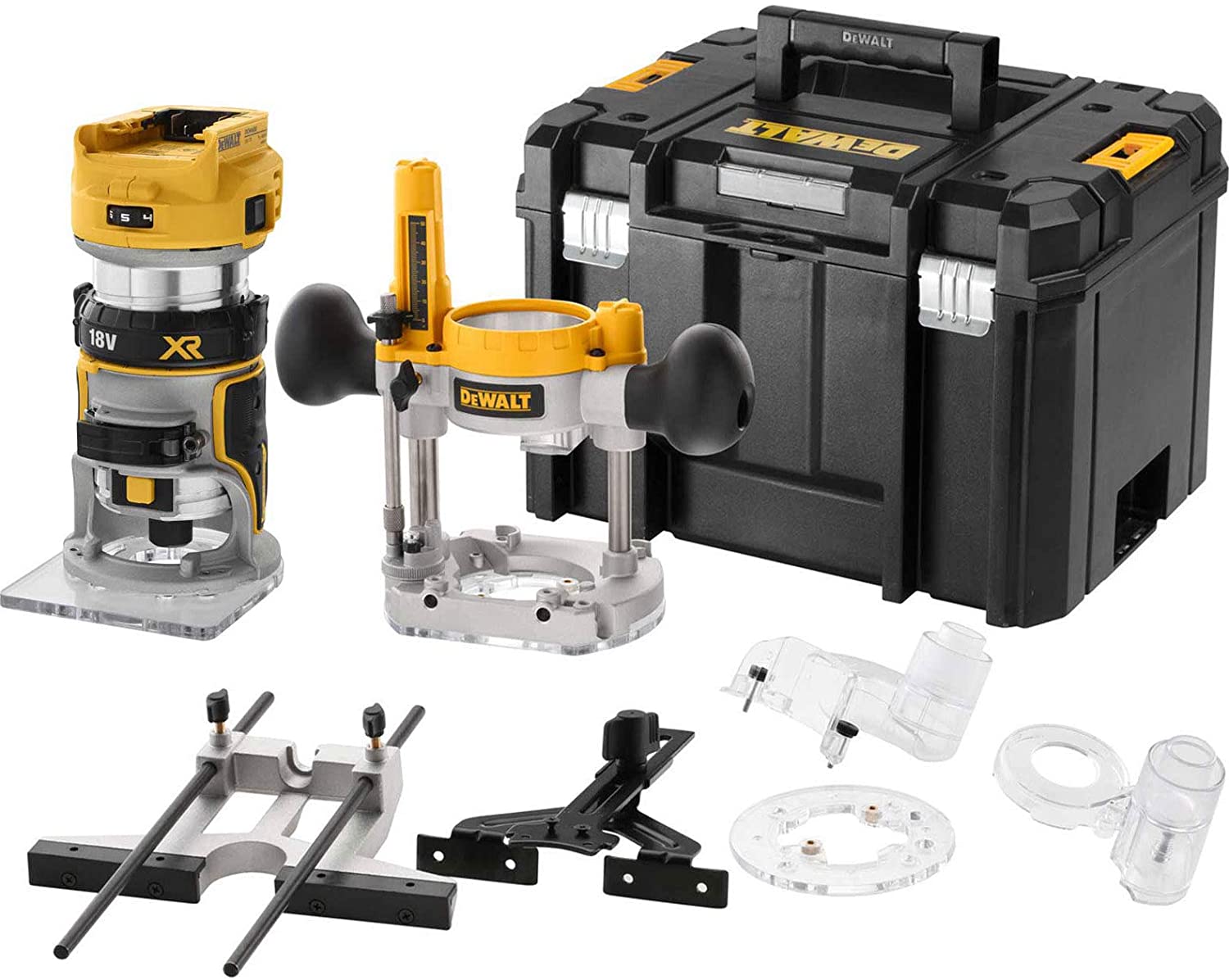 18V XR Brushless 8mm (1/4") Router - Bare Unit DCW604NT