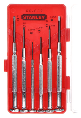 Precision Screwdriver Set 6-piece 1-66-039