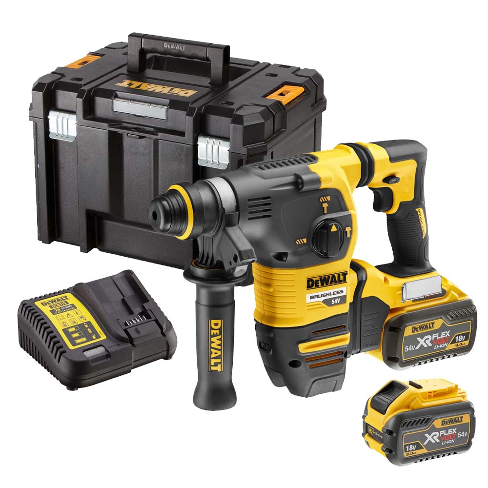 54V XR FLEXVOLT 3 mode SDS-Plus Hammer Drill DCH333X2