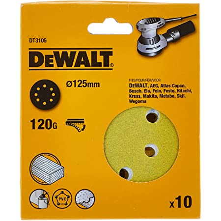 ROS Sheet 125 MM, Grit Size 120 DT3105