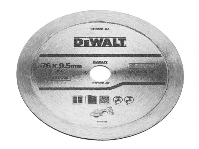DEWALT diamond blade for tiles 76x10mm DT20591