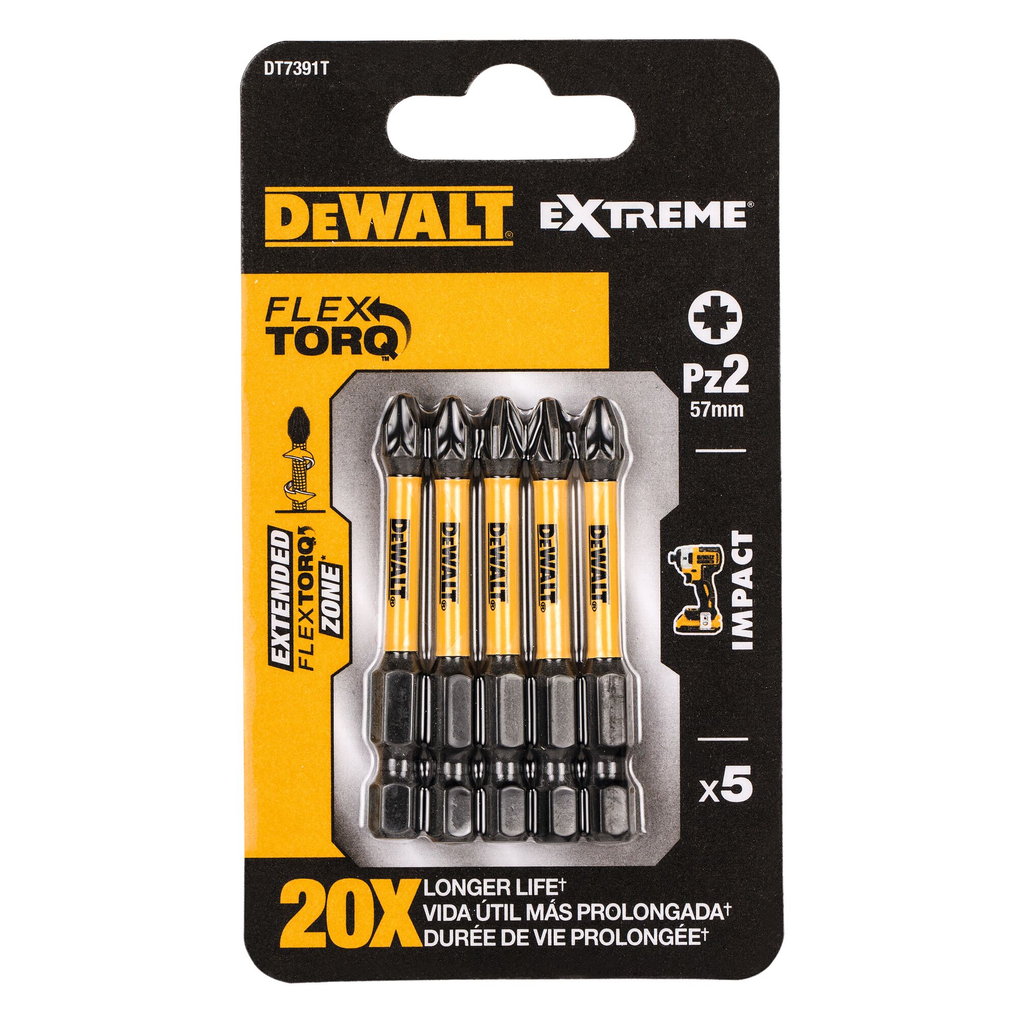 Impact Driver Bits DT7391T