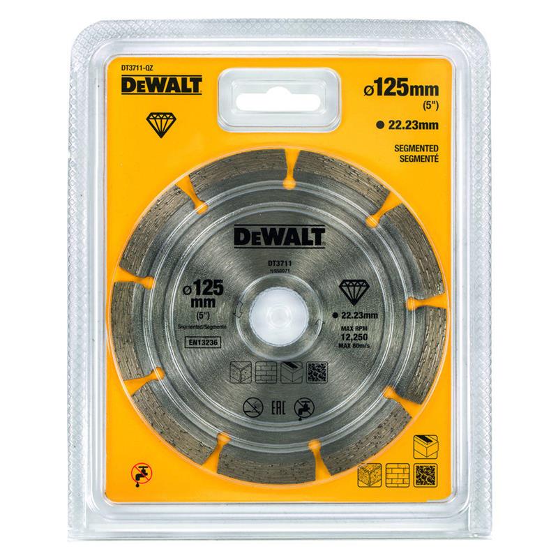Diamond blade DeWalt 125x22.2 mm DT3711
