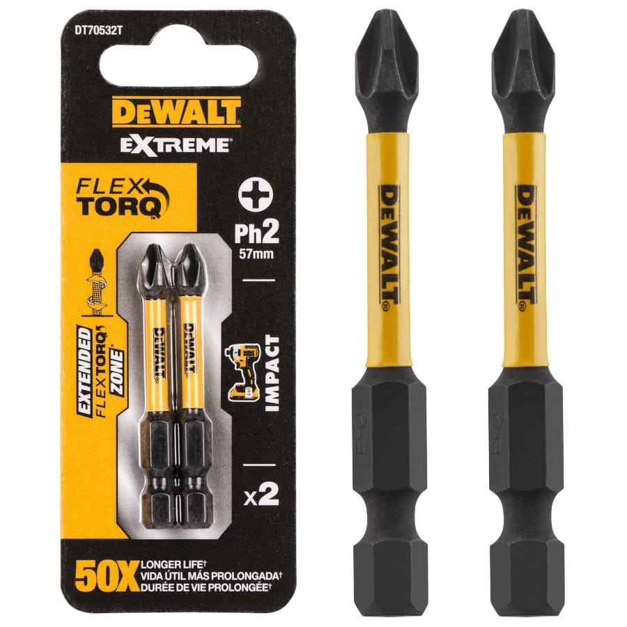 EXTREME FlexTORQ PH2 57mm DT70532T