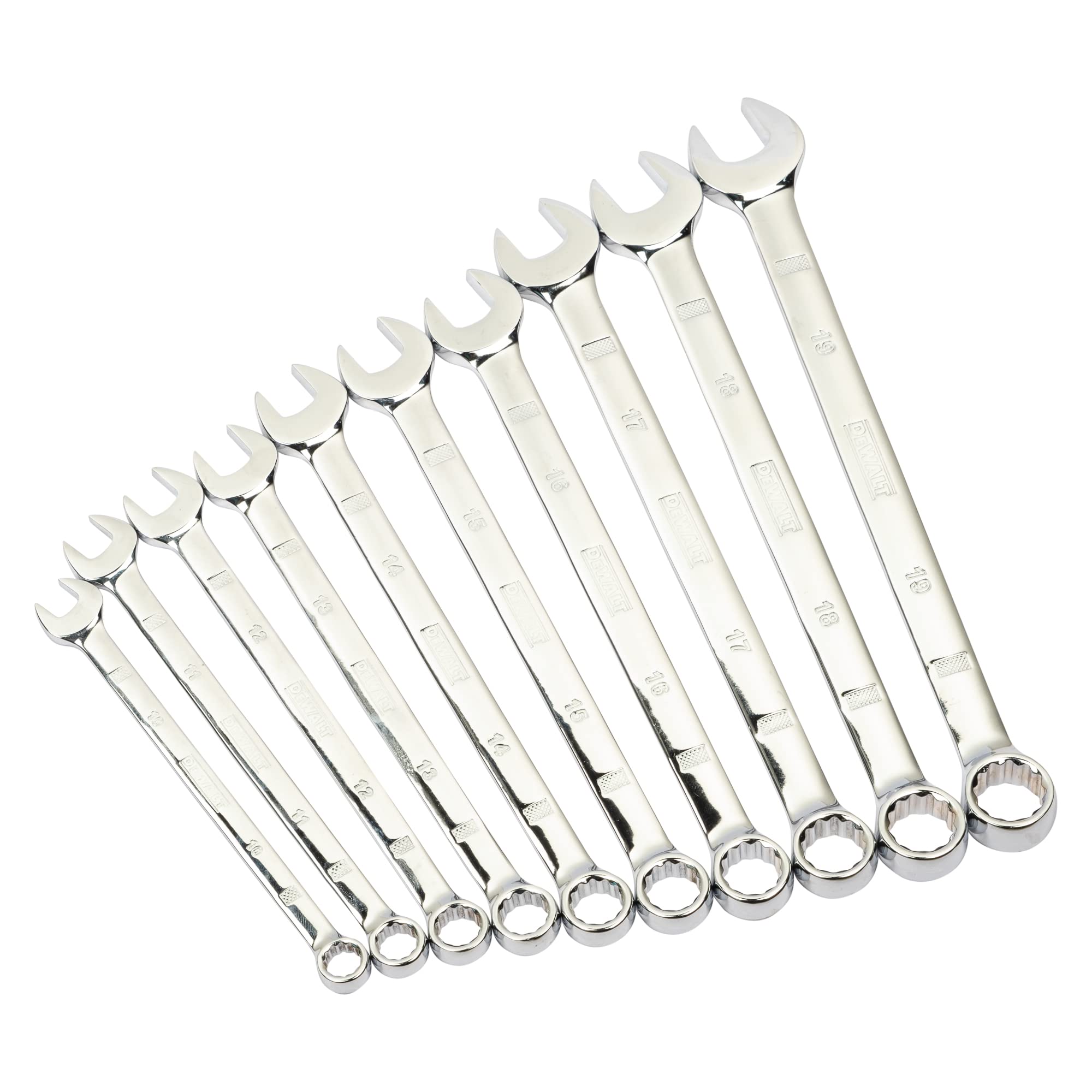 10 Piece Combination Metric Wrench Set DEWALT DWMT19227-1