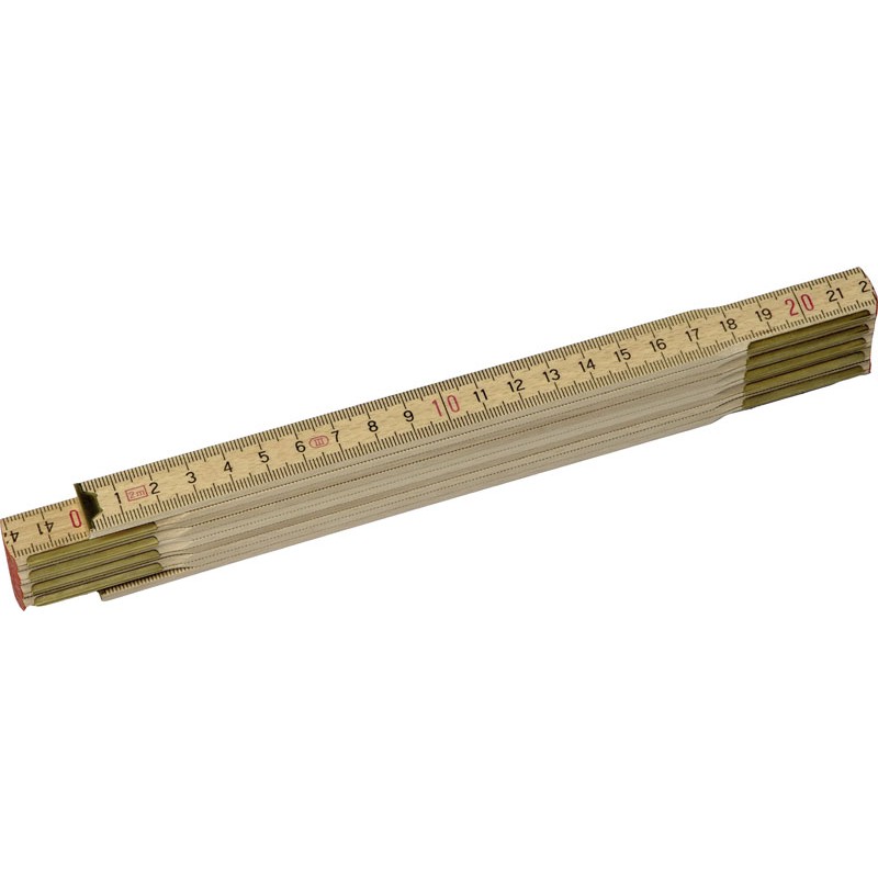 Extendable metal ruler 2m. 0-35-455