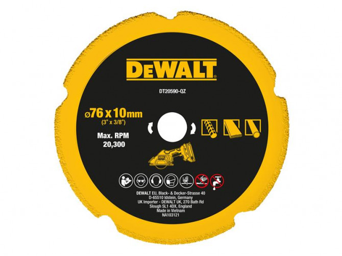 DeWalt Diamond Multi Material Disc 76x10m DT20590