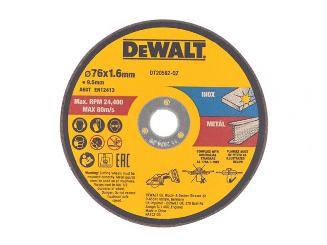 Standard Cutting Disc 76 x 10 mm DT20592